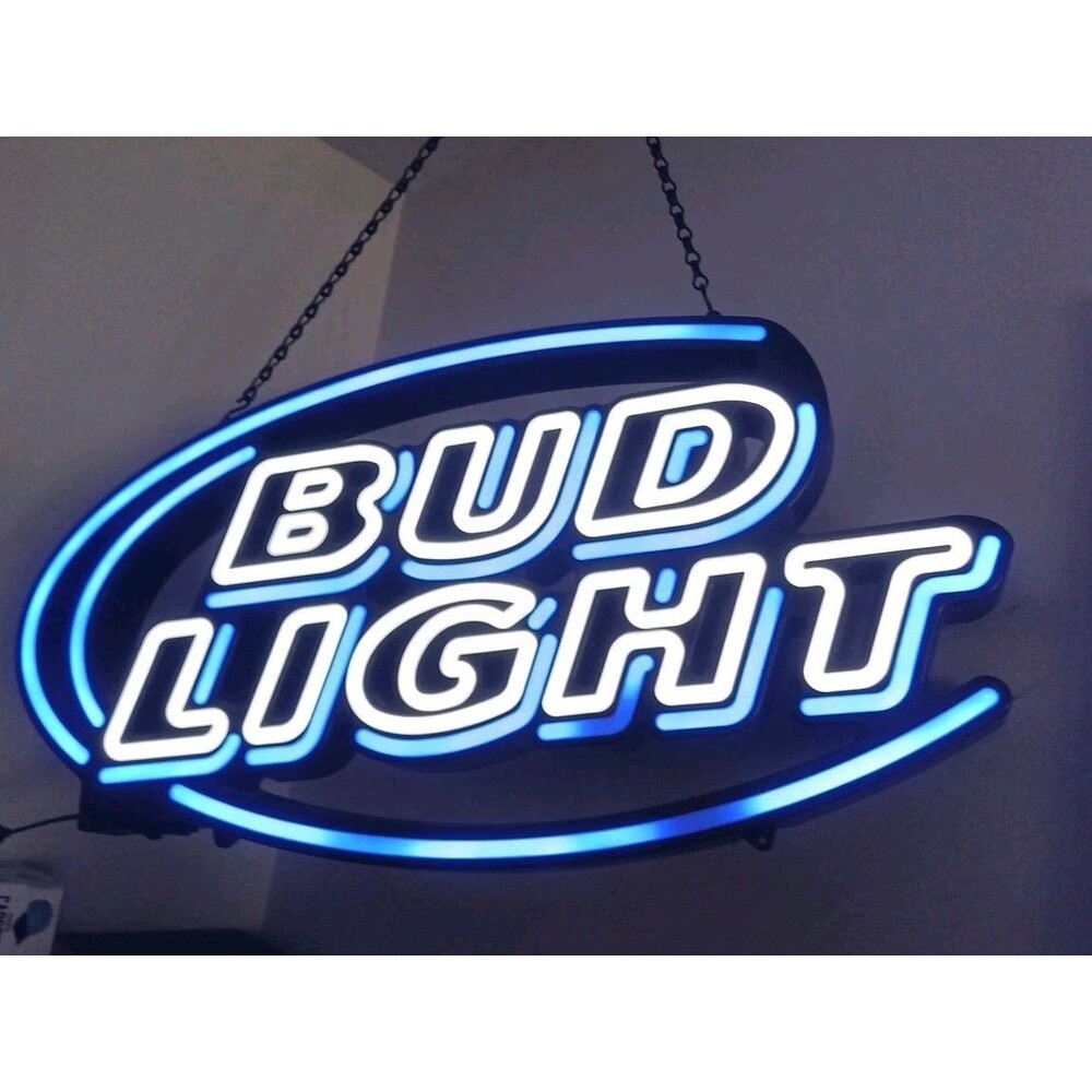 Hanging Bud Light Neon Sign